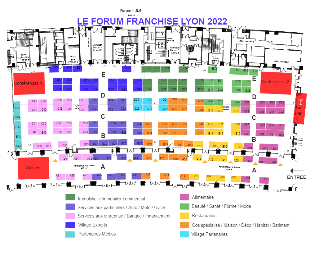 Plan externe salon